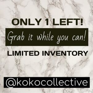 ✨LOTS OF ITEMS SELLING OUT✨ONLY 1 LEFT OF EACH=GRAB IT WHILE YOU CAN✨